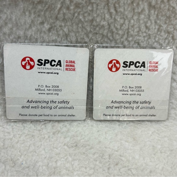 SPCA humane society bundle tote bag 2 coasters frame card lunch bag READ - Picture 9 of 12